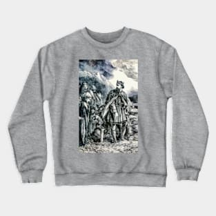 King Canute and His Nobles Crewneck Sweatshirt